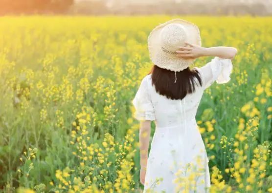 油菜花拍照姿势图片大全 掌握这些油菜花拍照技巧出图美美的_旅泊网